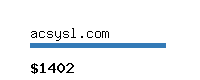 acsysl.com Website value calculator