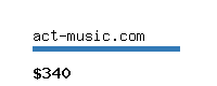 act-music.com Website value calculator