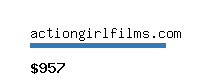 actiongirlfilms.com Website value calculator