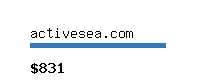 activesea.com Website value calculator