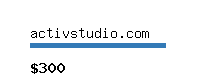 activstudio.com Website value calculator