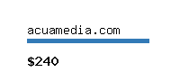 acuamedia.com Website value calculator