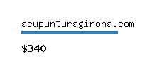 acupunturagirona.com Website value calculator