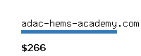 adac-hems-academy.com Website value calculator