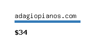 adagiopianos.com Website value calculator