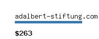 adalbert-stiftung.com Website value calculator