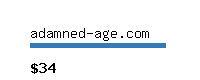 adamned-age.com Website value calculator