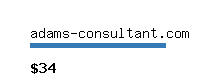 adams-consultant.com Website value calculator