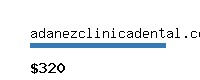 adanezclinicadental.com Website value calculator