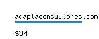 adaptaconsultores.com Website value calculator