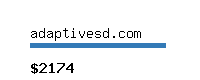 adaptivesd.com Website value calculator