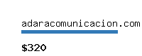 adaracomunicacion.com Website value calculator