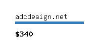 adcdesign.net Website value calculator