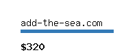 add-the-sea.com Website value calculator