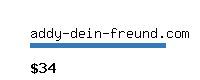 addy-dein-freund.com Website value calculator