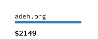 adeh.org Website value calculator