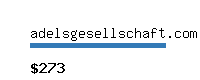 adelsgesellschaft.com Website value calculator