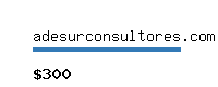 adesurconsultores.com Website value calculator