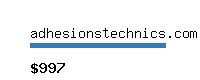 adhesionstechnics.com Website value calculator