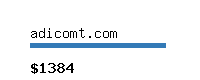 adicomt.com Website value calculator