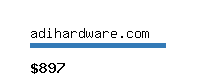 adihardware.com Website value calculator