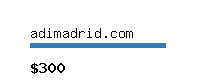 adimadrid.com Website value calculator