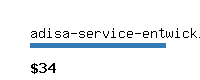 adisa-service-entwicklung.com Website value calculator