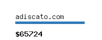 adiscato.com Website value calculator