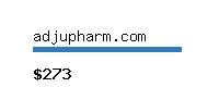 adjupharm.com Website value calculator