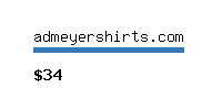 admeyershirts.com Website value calculator