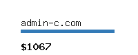 admin-c.com Website value calculator