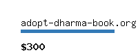 adopt-dharma-book.org Website value calculator