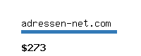 adressen-net.com Website value calculator