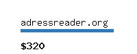 adressreader.org Website value calculator