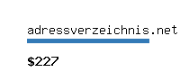 adressverzeichnis.net Website value calculator