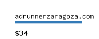 adrunnerzaragoza.com Website value calculator