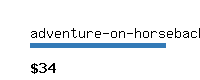 adventure-on-horseback.com Website value calculator