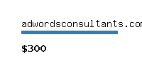 adwordsconsultants.com Website value calculator