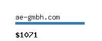 ae-gmbh.com Website value calculator