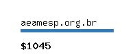 aeamesp.org.br Website value calculator