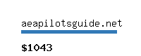 aeapilotsguide.net Website value calculator