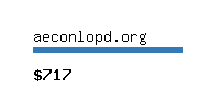 aeconlopd.org Website value calculator