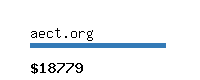 aect.org Website value calculator