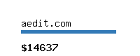 aedit.com Website value calculator