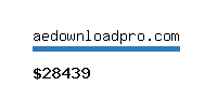 aedownloadpro.com Website value calculator