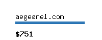 aegeanel.com Website value calculator