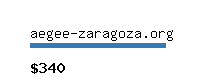 aegee-zaragoza.org Website value calculator