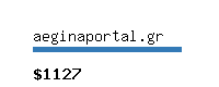 aeginaportal.gr Website value calculator