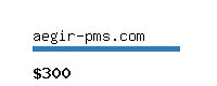 aegir-pms.com Website value calculator
