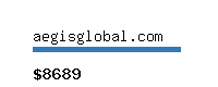 aegisglobal.com Website value calculator